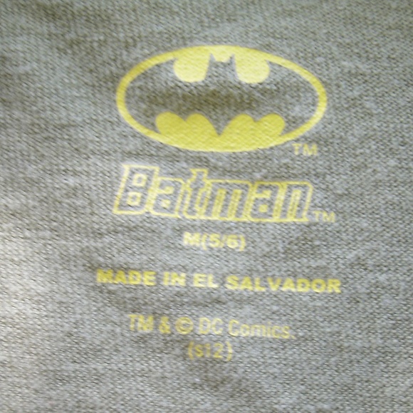 Boys Camo Bat Symbol T-Shirt Size M - Picture 6 of 8